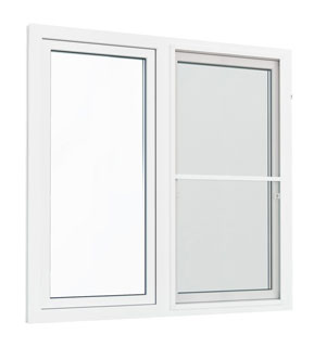 Окно ПВХ 1450 x 1415 двухкамерное - EXPROF Practica
 Электросталь