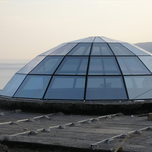 Ремонт стеклянного купола Электросталь